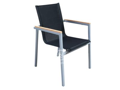 Muebles de jardín Estructura de aluminio con sillón de comedor Textilene
