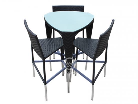 Rattan Bar Chair For Outdoor