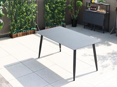 Outdoor Furniture Aluminum Rectangle Dining Table