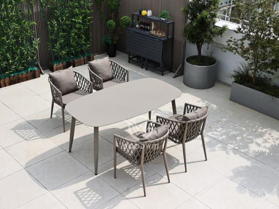 Modern Aluminum Outdoor Dining Furniture