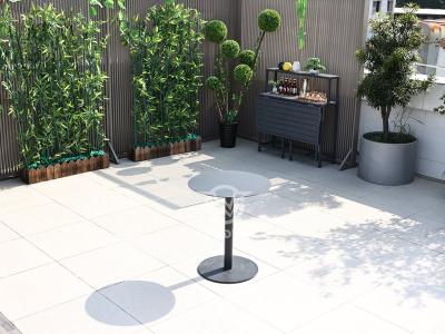 Stainless Steel Leg Round Dining Table